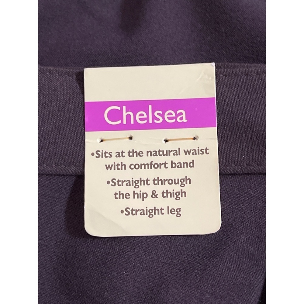 NEW!!  Women's Kim Rogers Plus Chelsea Brown Pants  Size 24W Short - Picture 3 of 5